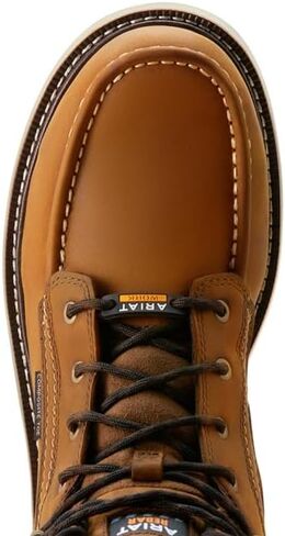 حذاء ARIAT Rebar Wedge Moc Toe 6 بوصات مقاوم للماء مركب عند الأصابع in Kuwait