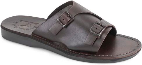 Seth - Leather Slide Sandal - Mens Sandals in Kuwait