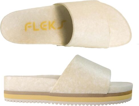 Fleks East Beach Slide Platform Sandals, Comfort Recovery, Arch Support, Water-Friendly in Saudi Arabia