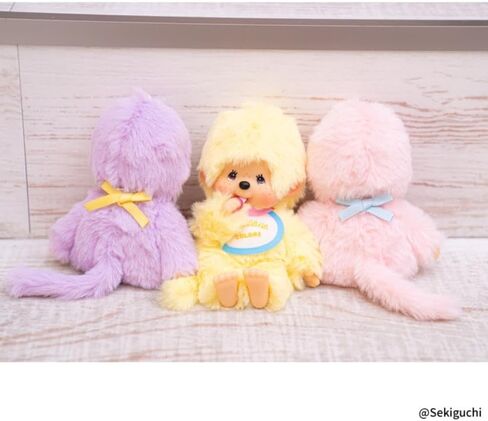 Monchhichi Colors Pink Plush Mascot Keychain in Saudi Arabia