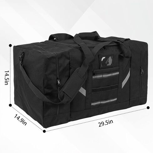 Firefighter Duffle Bag, Large Gear Storage Firefighter Gear Bag with Shoulder Strap in Kuwait