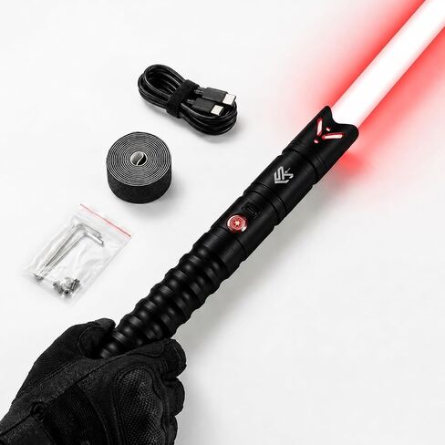 RGB Lightsaber for Adults, Dueling FX Saber, 16 Sound Fonts, Infinite Colors, Lightweight Metal Hilt, Cosplay & Training Gift in Kuwait