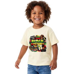 Habudda Toddler Juneteenth Shirt for Boys Girls Kids 1865 June 19th Freedom Day Tee Short Sleeve Cotton 2T-8Y in Saudi Arabia
