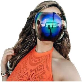 Face Sunglasses, Unisex Full Face Cover Visor with Advanced PC Panels for Outdoor Indoor Activities (#4) in Saudi Arabia