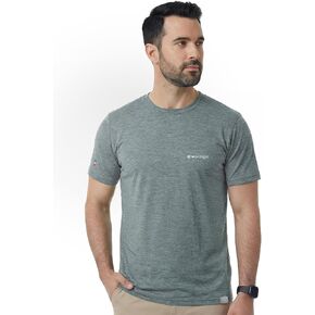 100% Merino Wool T-Shirt Mens, Lightweight Cooling Athletic Running Workout Gym Hiking Moisture Wicking Base Layer in Saudi Arabia