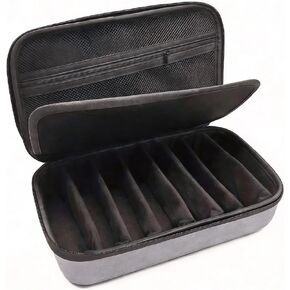 Travel Sunglasses Organizer Case Adjustable Slot For Multiple Eyeglasses Hard-shell Portable Storage Box for Men Women in Kuwait