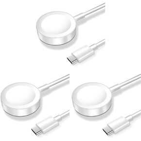 𝟐𝟎𝟐𝟒 𝐔𝐩𝐠𝐫𝐚𝐝𝐞𝐝 Magnetic Charging Cable for Apple Watch Charger,[USB C Port] Wireless Charger Coaxial Cables Compatible with iWatch Series Ultra2/Ultra/8/7/6/SE/SE2/5/4/3/2[4.9FT/1.5M],Black in Saudi Arabia