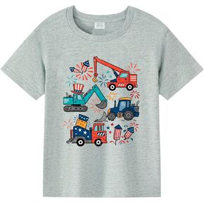 Toddler Boys 4th of July Shirt Kids Bass Construction Goose Tshirt Feral But Free Tops America 250 Tees 2-7 Years in Saudi Arabia