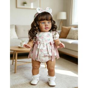 RXDOLL 26 Inch Big Realistic Reborn Toddler Boy Dolls Handmade Silicone Soft Vinyl Limbs and Cloth Body Baby Doll that Look Real Lifelike Newborn Baby Dolls Toy for Kids 3+ in Saudi Arabia