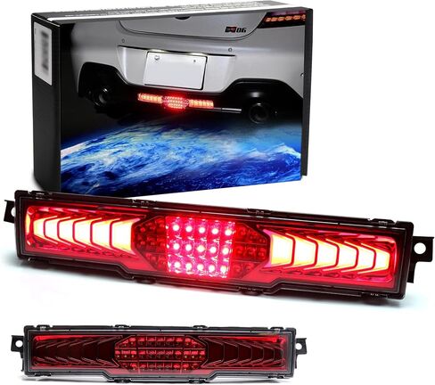iJDMTOY Dark Smoked Lens Full LED Rear Fog Light Kit (Rear Fog, Tail/Brake, Reverse Features) Compatible With Subaru 2022-up BRZ, Compatible with Toyota 2022-up GR86 in Kuwait