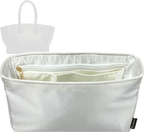 Premium Satin Silk Insert for Row Marlo (Beige, Bag 14), Lightweight Organizer, Custom Fit Zipper Pocket Water Bottle Holder in Saudi Arabia