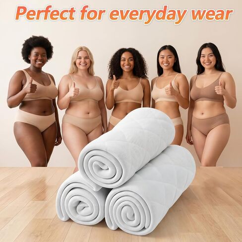 Ymapinc 4 Pcs Tummy Liners for Sweat Rash, Cotton Under Belly Sweat Pads for Skin Folds, Washable Belly Band, Skinfold Dry Sheets in Kuwait