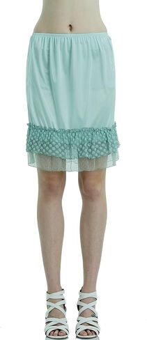 Women's Bubble Lace Half Slip Skirt Extender in Saudi Arabia