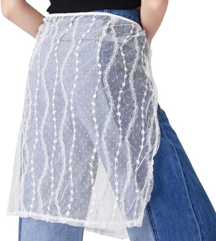 LoudSung Shirt Extender Lower Sweep Half Length Skirt Slips Mini Underskirt Charming Undershirt for Women Girls in Saudi Arabia