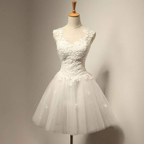 Hard Net Lace Bride Wedding Dress Petticoat Kids Women Short White Mesh Petticoa White in Saudi Arabia