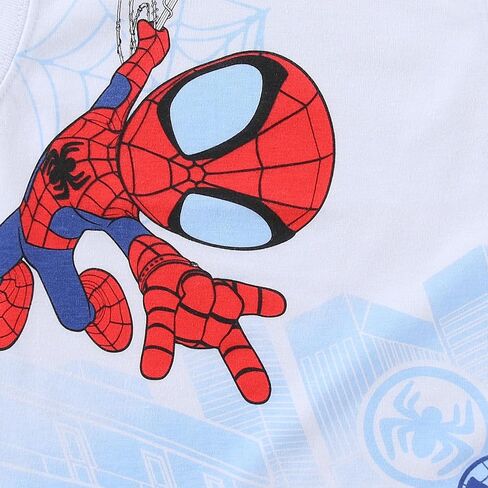 Marvel Spider-Man Miles Morales Ghost Spider Boys قطعتان من القمصان للأطفال الصغار والكبار in Kuwait