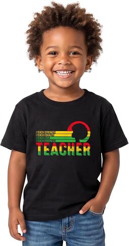 Habudda Toddler Juneteenth Shirt for Boys Girls Kids 1865 June 19th Freedom Day Tee Short Sleeve Cotton 2T-8Y in Kuwait