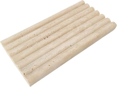 Natural Travertine Marble Tray for Bathroom Countertop Organizer,Vanity Decorative Stone Tray for Candles, Perfume, Jewelry Dish Ring Tray (Beige) in Saudi Arabia