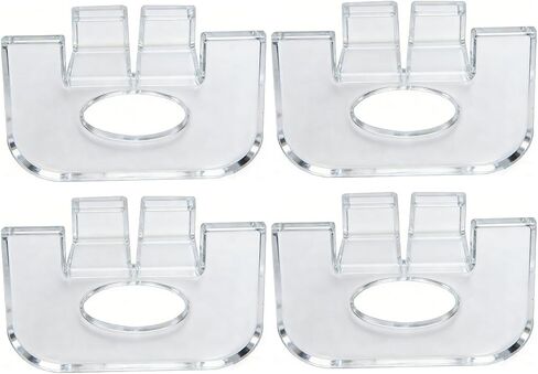 4Pcs Clear Lift Handles for Graber & Bali Cordless Blinds, Pulls for Cellular and for Honeycomb Shades After 2015 with 3/4" Pleat(New Version) in Kuwait