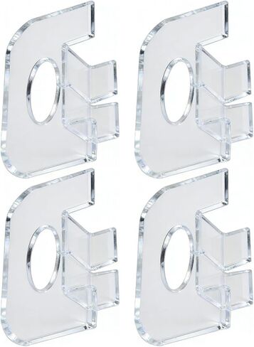 4Pcs Clear Lift Handles for Graber & Bali Cordless Blinds, Pulls for Cellular and for Honeycomb Shades After 2015 with 3/4" Pleat(New Version) in Kuwait