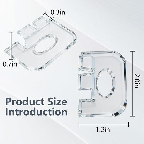 4Pcs Clear Lift Handles for Graber & Bali Cordless Blinds, Pulls for Cellular and for Honeycomb Shades After 2015 with 3/4" Pleat(New Version) in Kuwait