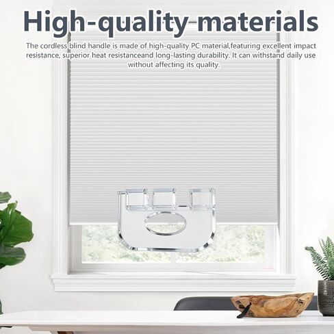 4Pcs Clear Lift Handles for Graber & Bali Cordless Blinds, Pulls for Cellular and for Honeycomb Shades After 2015 with 3/4" Pleat(New Version) in Kuwait
