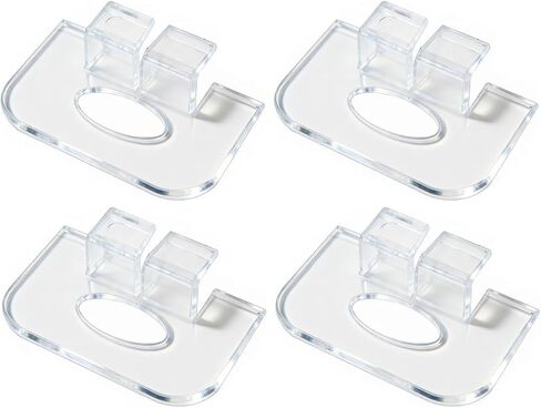 4Pcs Clear Lift Handles for Graber & Bali Cordless Blinds, Pulls for Cellular and for Honeycomb Shades After 2015 with 3/4" Pleat(New Version) in Kuwait