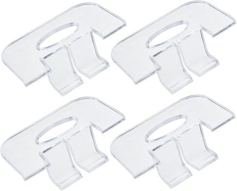 4Pcs Clear Lift Handles for Graber & Bali Cordless Blinds, Pulls for Cellular and for Honeycomb Shades After 2015 with 3/4" Pleat(New Version) in Kuwait