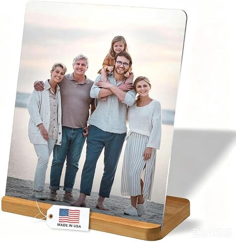 LOUISMIAA Custom Metal Photo Prints,Personalized Picture Gifts,Customized Metal Collage Photo Frame Gift for Family, Lover,Friend,Couple in Saudi Arabia