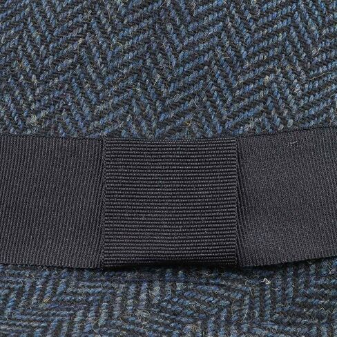 Lipodo Trilby Herringbone Hat Classic Fabric Ribbed Band Men Women Summer Winter Fedora in Kuwait