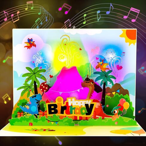 GREETING ART Musical Birthday Cards, Piano Birthday Card With Music and Light, 3D Piano Card, Piano Pop Up Card, Piano Greeting Cards for Men Women Kids in Kuwait