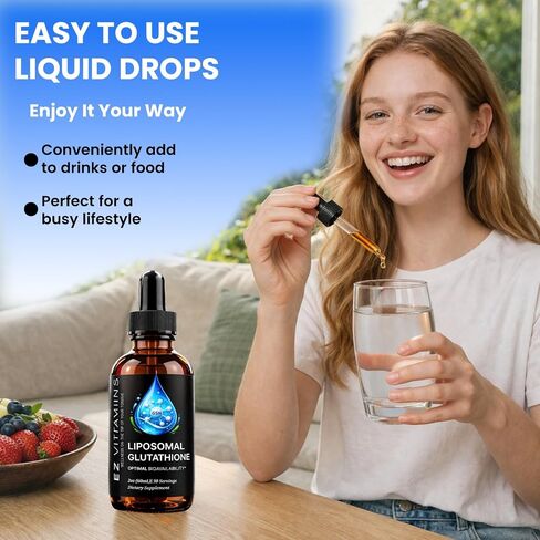 Liposomal Lymphatic Drainage Drops - 26-in-1 Natural Lymphatic Drainage Supplement with Echinacea, Turmeric, Elderberry, Dandelion & Vitamins for Immune & Lymph System Support, 2 fl oz in Saudi Arabia