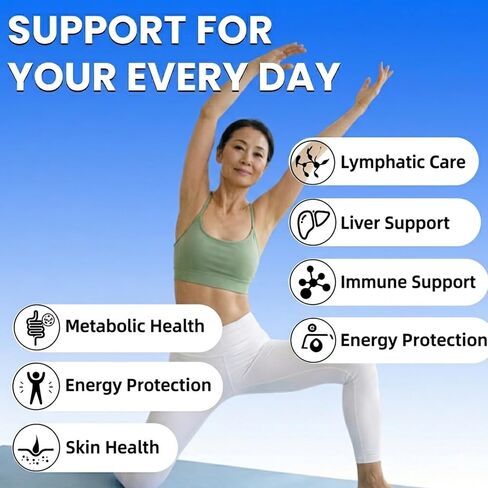 Liposomal Lymphatic Drainage Drops - 26-in-1 Natural Lymphatic Drainage Supplement with Echinacea, Turmeric, Elderberry, Dandelion & Vitamins for Immune & Lymph System Support, 2 fl oz in Saudi Arabia