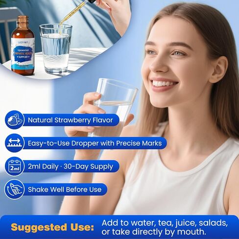 Lymphatic Drainage Drops – Liposomal Lymphatic Drainage Supplements with Echinacea 500mg, Elderberry, Burdock Root & Dandelion – Liquid Lymphatic Drops, 2 fl oz in Saudi Arabia