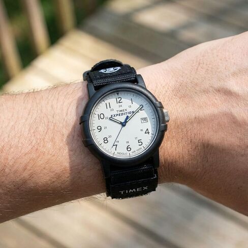 Timex Men's Expedition Camper Nylon/Leather Strap Watch in Saudi Arabia