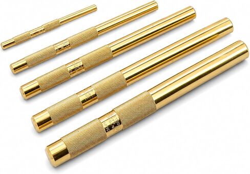 61360 Brass Drift Punch Set, 3/4-Inch 1/2-Inch 3/8-Inch 3/4'' 1/2'' 3/8'' Hand Tool Punches Tools for Home use in Kuwait