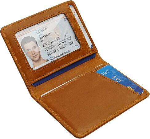 RFID Blocking Slim Wallet for Men | Thin Bifold Credit Card Holder Wallet | Mens Wallet Slim Business Card Case | Minimalist Front Pocket wallet with Gift Box (Jet Black) in Saudi Arabia