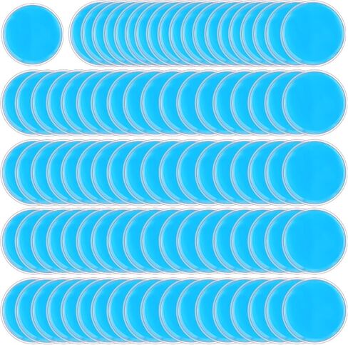TrelaCo 30 Pack Reusable Gel Ice Packs Bulk 4'' Small Round Hot Cold Compress Packs for Injuries Coolers Eyes Face Ankle Elbow Athletes Food Lunch Boxes Outdoor Activities in Kuwait
