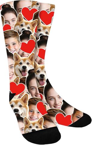 Bemaystar Custom Socks with Photo,Personalized Socks Gifts,Funny Sock Gag Gifts in Saudi Arabia