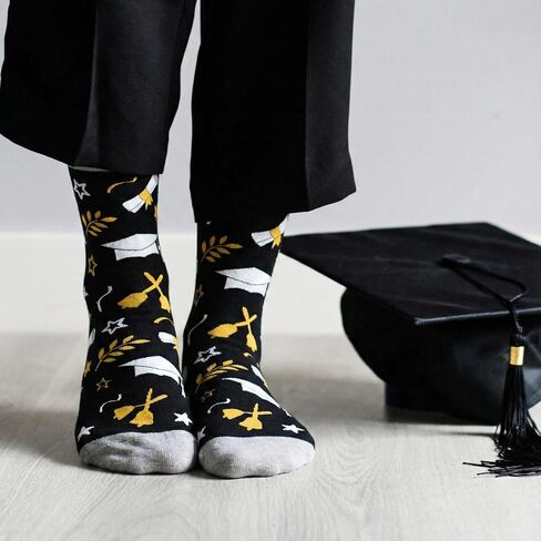 Graduation Gifts - Fun Graduation Socks For 5th, 8th Grade, High School, College, Masters 2026 Graduates in Kuwait