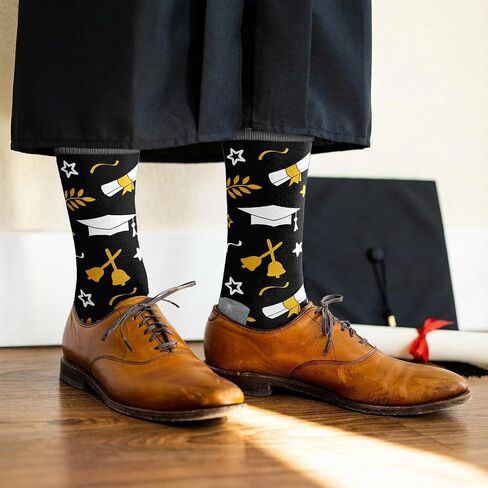 Graduation Gifts - Fun Graduation Socks For 5th, 8th Grade, High School, College, Masters 2026 Graduates in Kuwait
