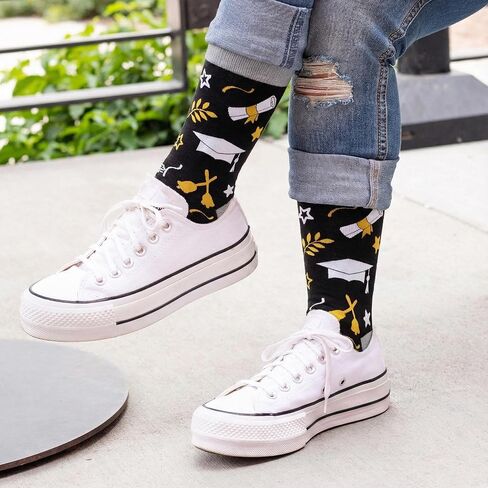 Graduation Gifts - Fun Graduation Socks For 5th, 8th Grade, High School, College, Masters 2026 Graduates in Kuwait