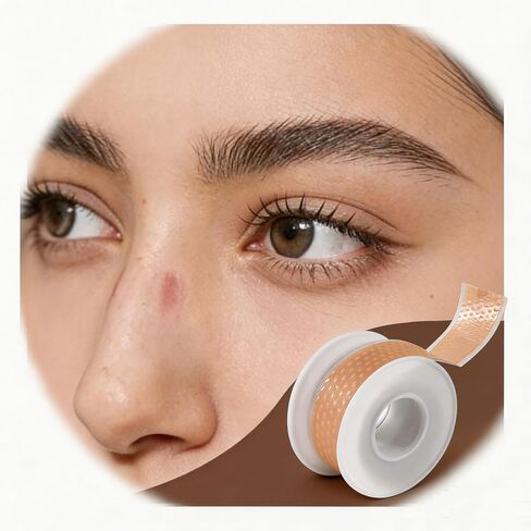 Eyeglass Nose Pad Cushions -Skin Color- Relieve Red Marks Indentation | Pressure Red Marks & Indentation for Glasses Nose Bridge Protector in Saudi Arabia