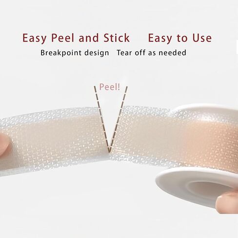 Eyeglass Nose Pad Cushions -Skin Color- Relieve Red Marks Indentation | Pressure Red Marks & Indentation for Glasses Nose Bridge Protector in Saudi Arabia