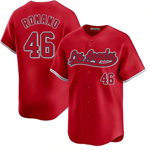 Custom Mens/Women/Youth Los Angeles Baseball Stitched T-Shirt for Sports Fan in Saudi Arabia