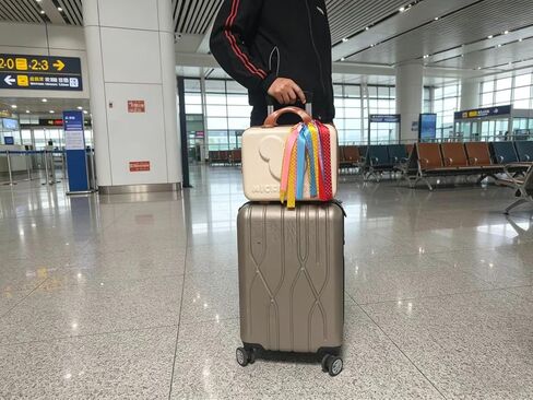 2 PCS Luggage Identifiers Tag Ribbons Colorful Ribbon Luggage Identifier Polka Dot Satin Luggage Tag Ring for Suitcase Backpack & Travel Bag - Bright Luggage Marker for Easy Identification in Saudi Arabia