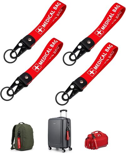 4 PCS Medical Equipment Luggage Tag, Double-Sided Medical Device Bag Id Tags for Professional Device Backpacks Suitcases in Saudi Arabia