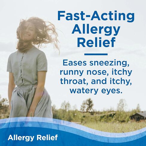 CalmCo Adult Liquid Allergy Relief – Pre-Measured Vials with Diphenhydramine HCl 25mg, Allergy Medicine for Ages 12+, Antihistamine for Sneezing, Runny Nose & Itchy Eyes, Mixed Berry Flavor, 18 Count in Saudi Arabia