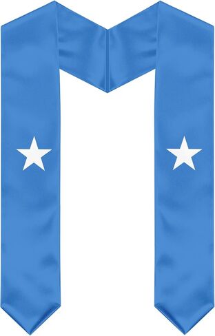 Somalia Flag Graduation Stole, Somalia Graduation Sash Scarf for Study Aboard International Students in Kuwait