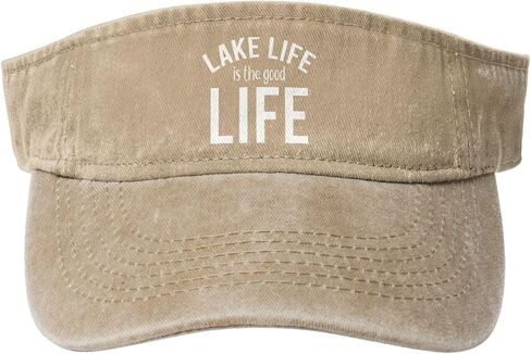قبعات Lake Life is The Good Life Sport للحماية من الشمس، قبعات كرة قطنية، قبعة بيسبول علوية فارغة للرجال والنساء in Kuwait